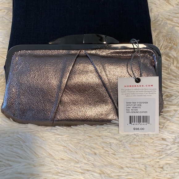 NWT Hobo silver metallic handbag - Picture 2 of 7